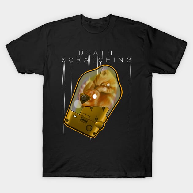 Death Scratching T-Shirt by Candymachine85